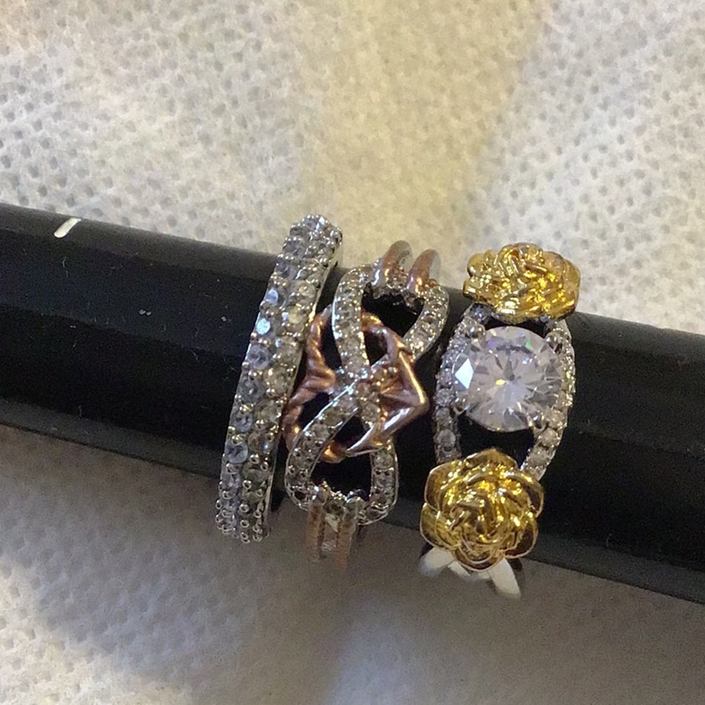 New Sterling Silver Ring Bundle